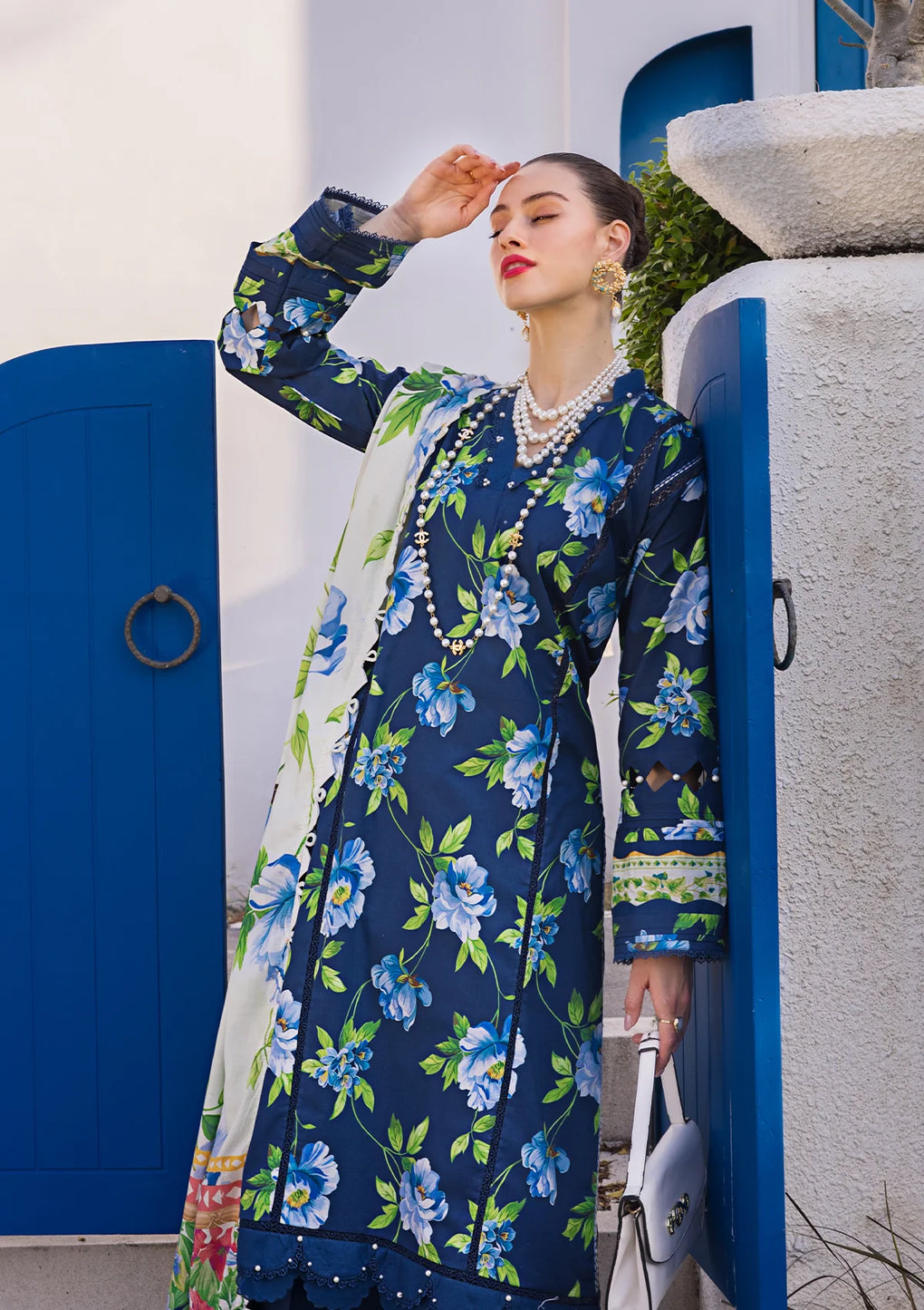 Elaf Premium | Prints Collection 2024 | EOP-05B RUNE MAVIS - by - Libasekhas UK - Registered Vendor of : Elaf Premium - 100% Original Designer Dresss