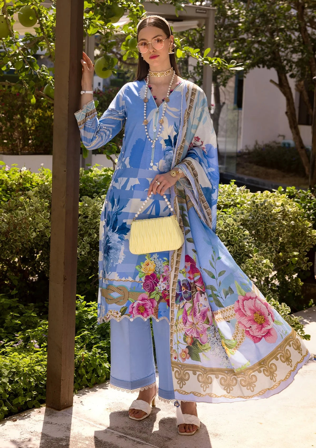 Elaf Premium | Prints Collection 2024 | EOP-01B DARIS - by - Libasekhas UK - Registered Vendor of : Elaf Premium - 100% Original Designer Dresss