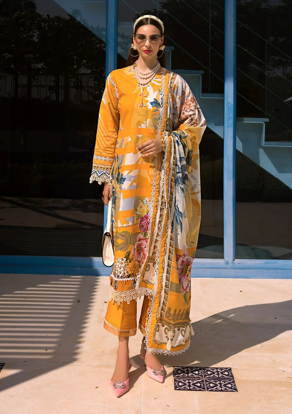 Elaf Premium | Prints Collection 2024 | EOP-01A SEDONA - by - Libasekhas UK - Registered Vendor of : Elaf Premium - 100% Original Designer Dresss