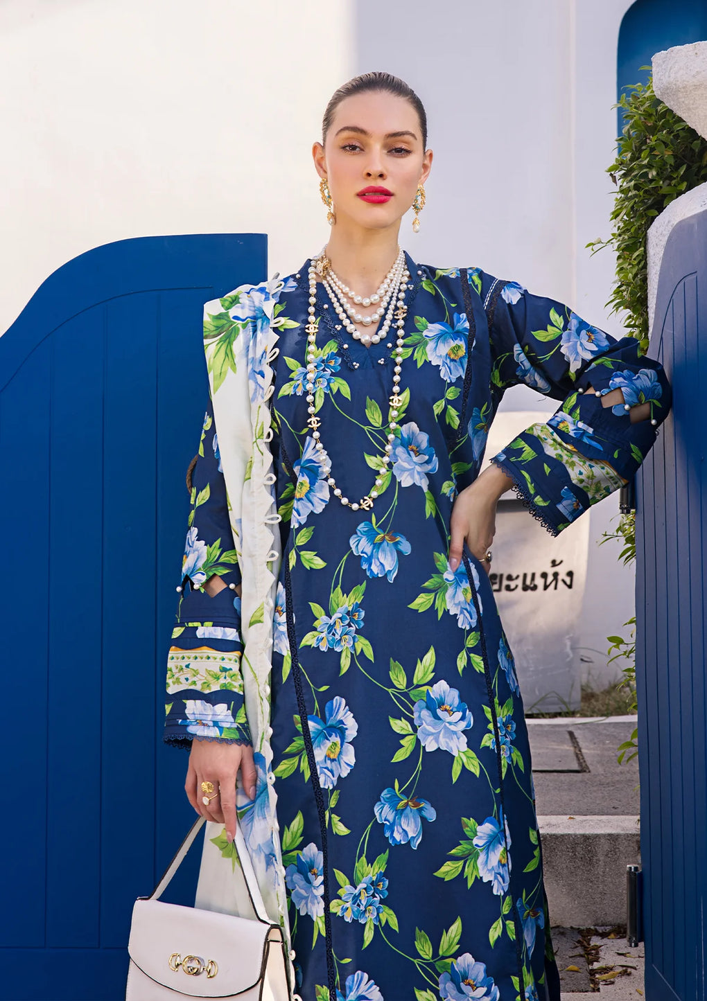 Elaf Premium | Prints Collection 2024 | EOP-05B RUNE MAVIS - by - Libasekhas UK - Registered Vendor of : Elaf Premium - 100% Original Designer Dresss