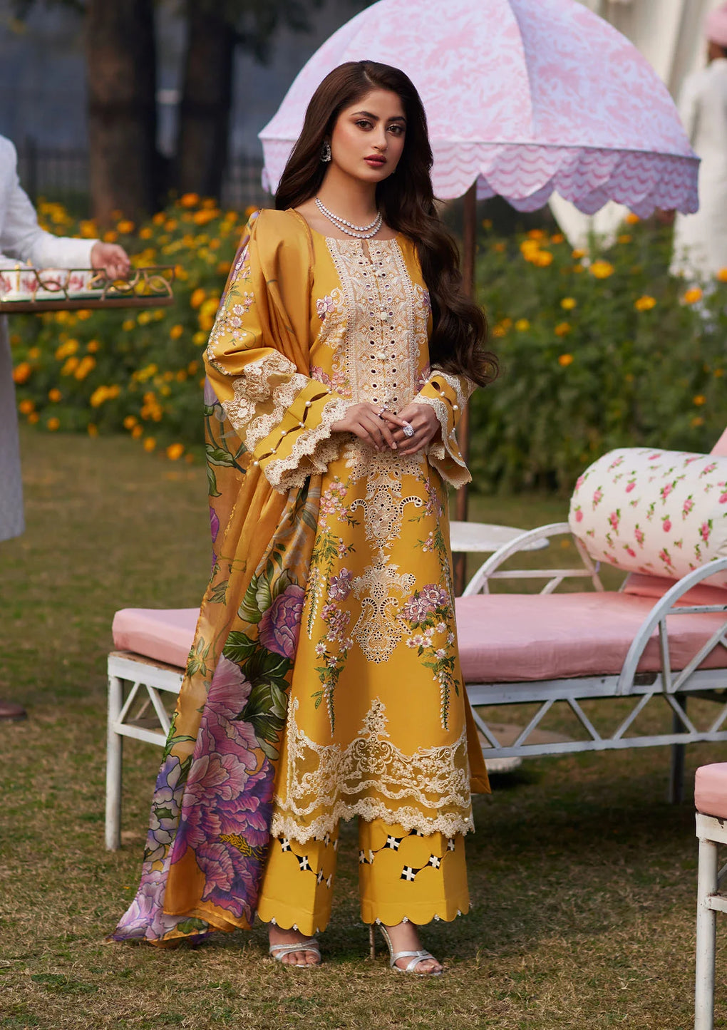 Elaf Premium | Eid Edit 2024 | ELE-12A SONA - by - Libasekhas UK - Registered Vendor of : Elaf Premium - 100% Original Designer Dresss