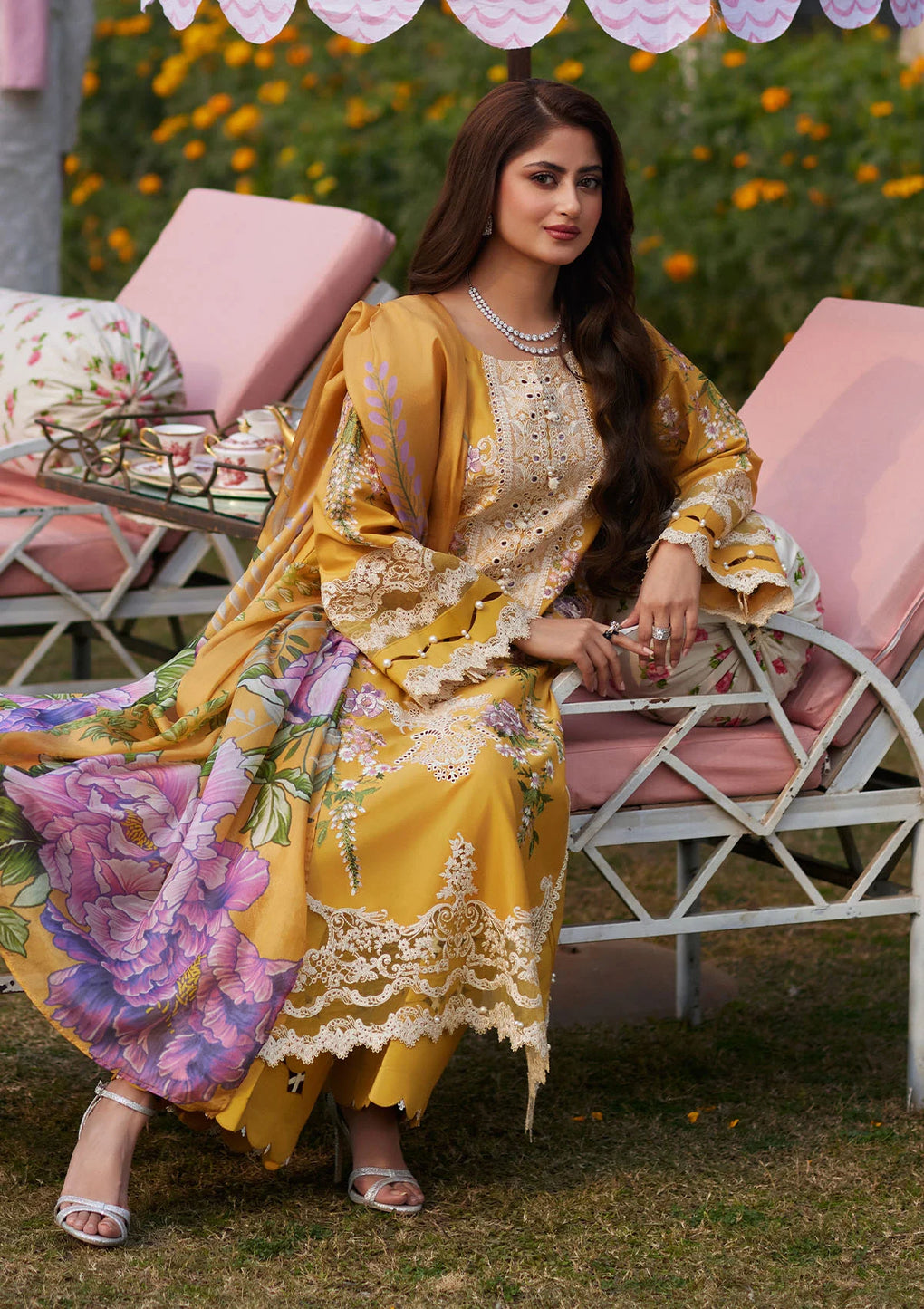 Elaf Premium | Eid Edit 2024 | ELE-12A SONA - by - Libasekhas UK - Registered Vendor of : Elaf Premium - 100% Original Designer Dresss