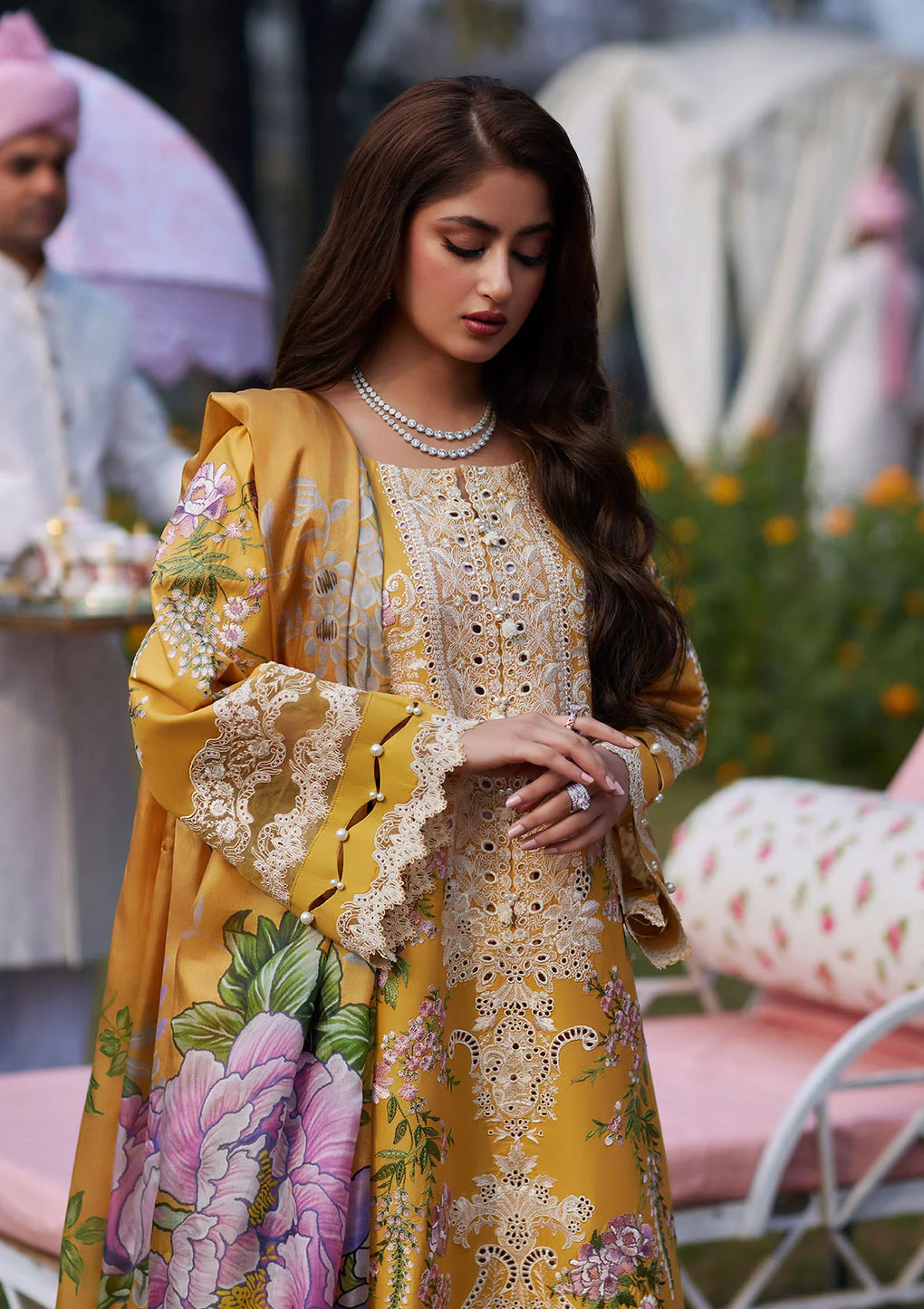 Elaf Premium | Eid Edit 2024 | ELE-12A SONA - by - Libasekhas UK - Registered Vendor of : Elaf Premium - 100% Original Designer Dresss