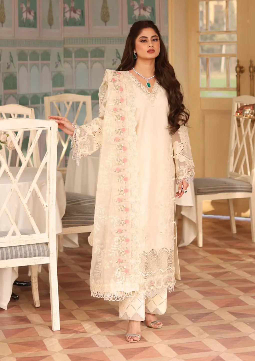 Elaf Premium | Eid Edit 2024 | ELE-01A MOTIA - by - Libasekhas UK - Registered Vendor of : Elaf Premium - 100% Original Designer Dresss