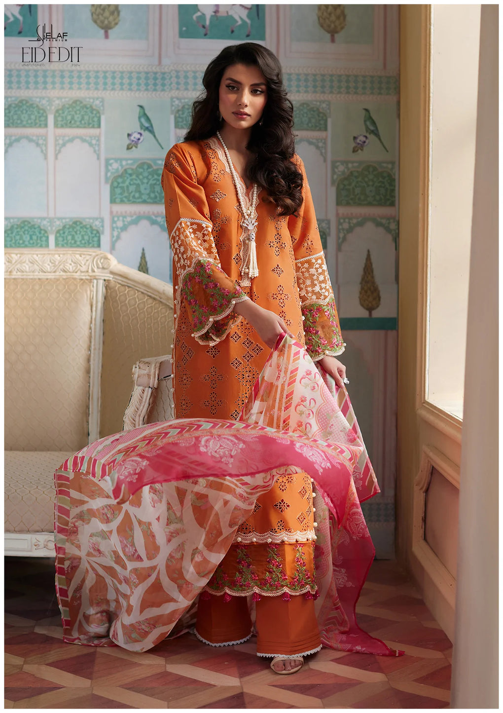 Elaf Premium | Eid Edit 2024 | ELE-09 ELNAZ - by - Libasekhas UK - Registered Vendor of : Elaf Premium - 100% Original Designer Dresss