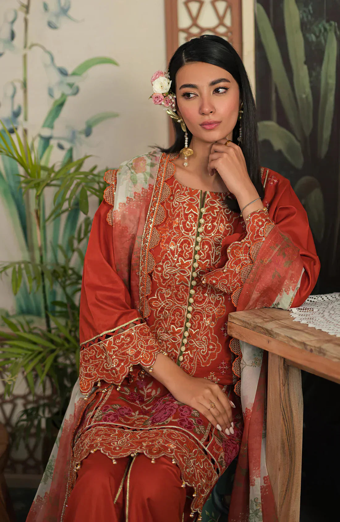 Emaan Adeel | Ayra Luxury Lawn 24 | - by - Libasekhas UK - Registered Vendor of : Emaan Adeel - 100% Original Designer Dresss
