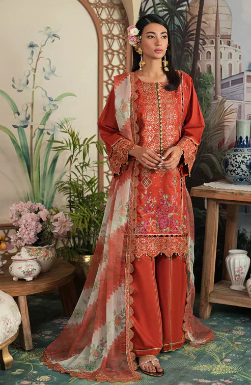 Emaan Adeel | Ayra Luxury Lawn 24 | - by - Libasekhas UK - Registered Vendor of : Emaan Adeel - 100% Original Designer Dresss