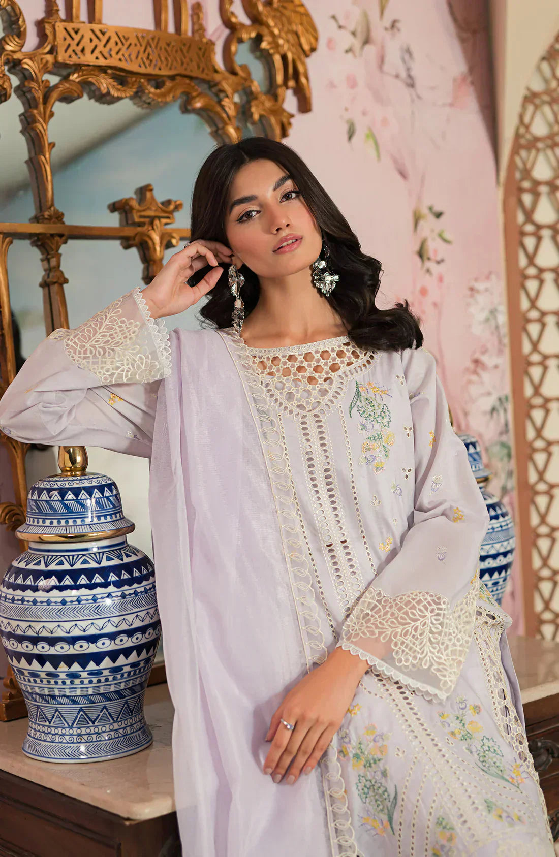 Emaan Adeel | Ayra Luxury Lawn 24 | AR-10 - by - Libasekhas UK - Registered Vendor of : Emaan Adeel - 100% Original Designer Dresss