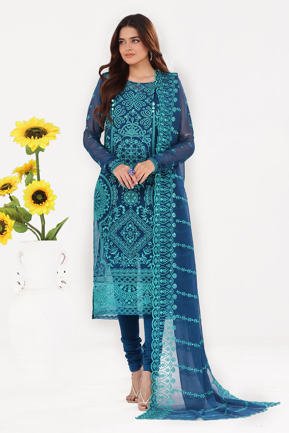 Gul Ahmed | Festive Eid 25 | LE-52004 - by - Libasekhas UK - Registered Vendor of : Gul Ahmed - 100% Original Designer Dresss