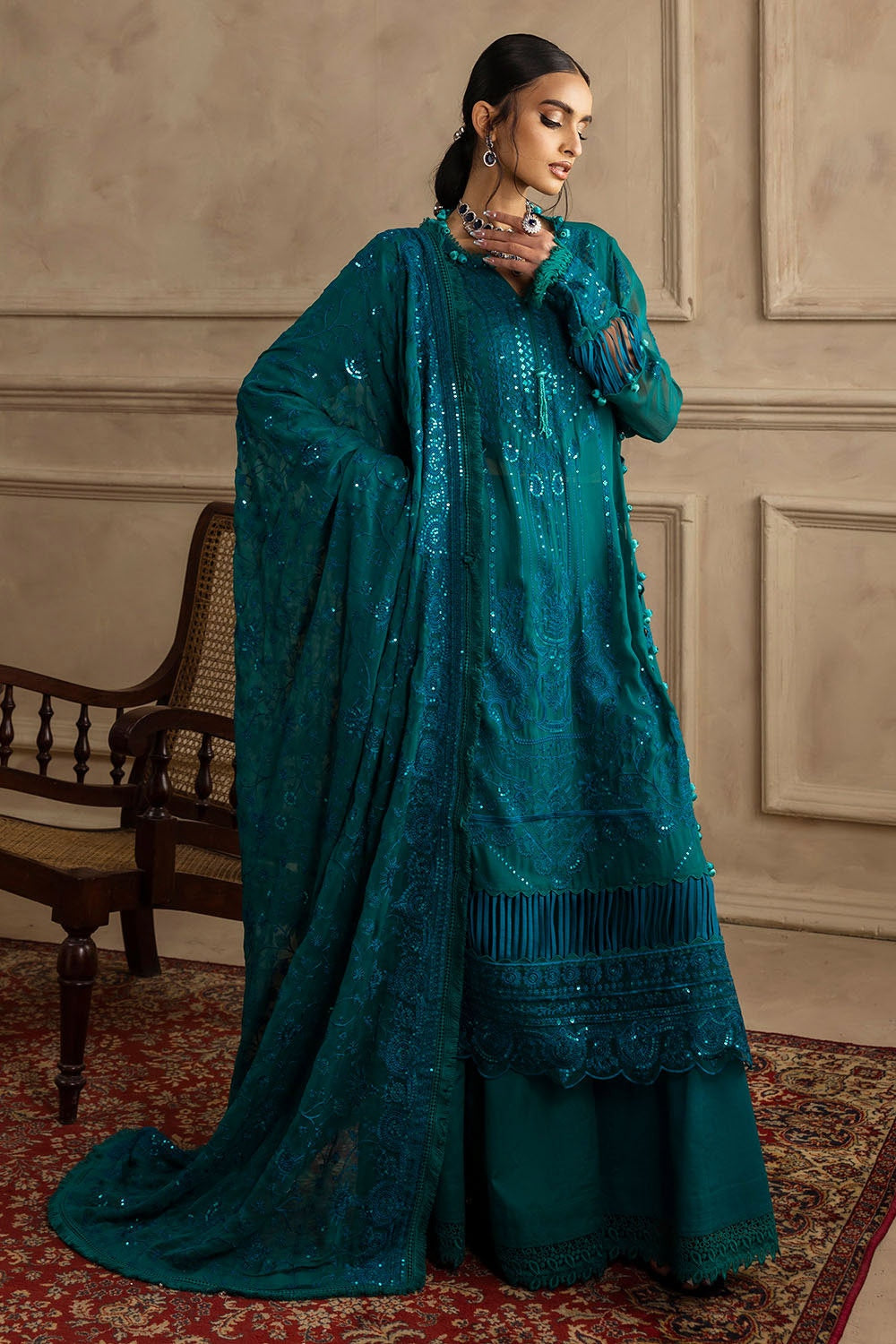 Gul Ahmed | Festive Eid 25 | LE-52017 - by - Libasekhas UK - Registered Vendor of : Gul Ahmed - 100% Original Designer Dresss