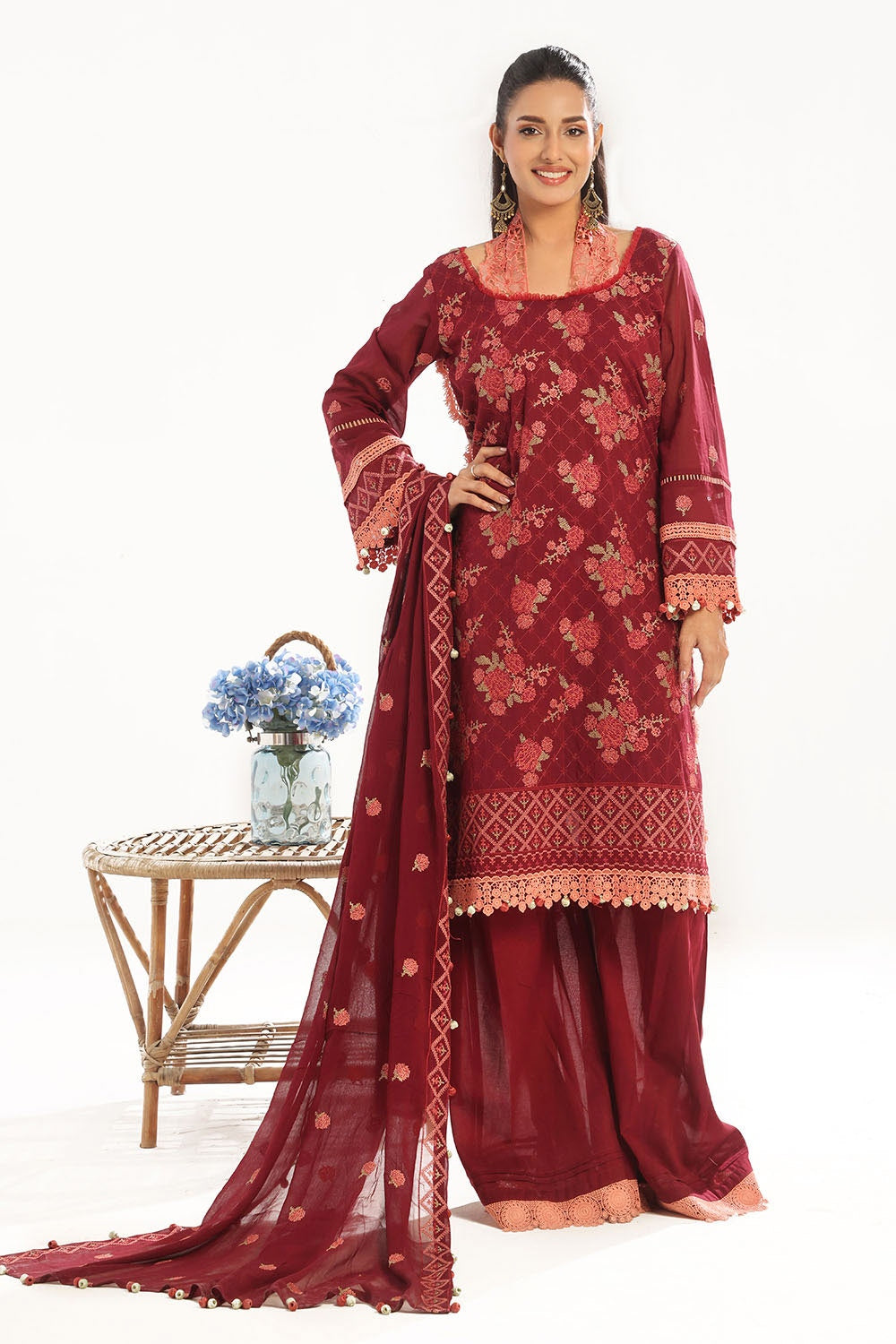 Gul Ahmed | Festive Eid 25 |  LSV-52022 - by - Libasekhas UK - Registered Vendor of : Gul Ahmed - 100% Original Designer Dresss