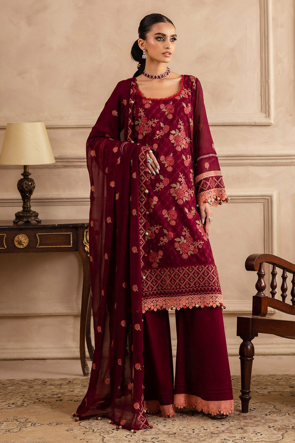 Gul Ahmed | Festive Eid 25 |  LSV-52022 - by - Libasekhas UK - Registered Vendor of : Gul Ahmed - 100% Original Designer Dresss