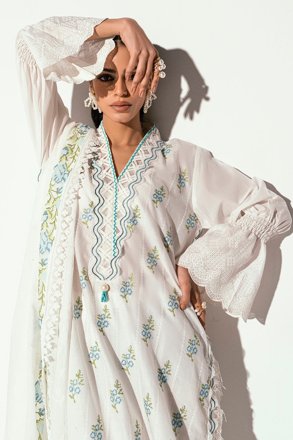 Gul Ahmed | Gul Nilofer 25 | DN-52032 - by - Libasekhas UK - Registered Vendor of : Gul Ahmed - 100% Original Designer Dresss