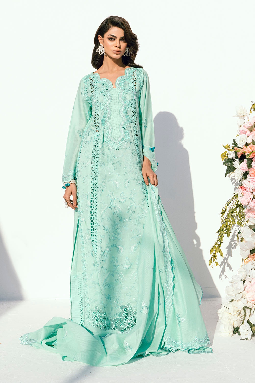 Gul Ahmed | Gul Nilofer 25 | DN-52013 - by - Libasekhas UK - Registered Vendor of : Gul Ahmed - 100% Original Designer Dresss