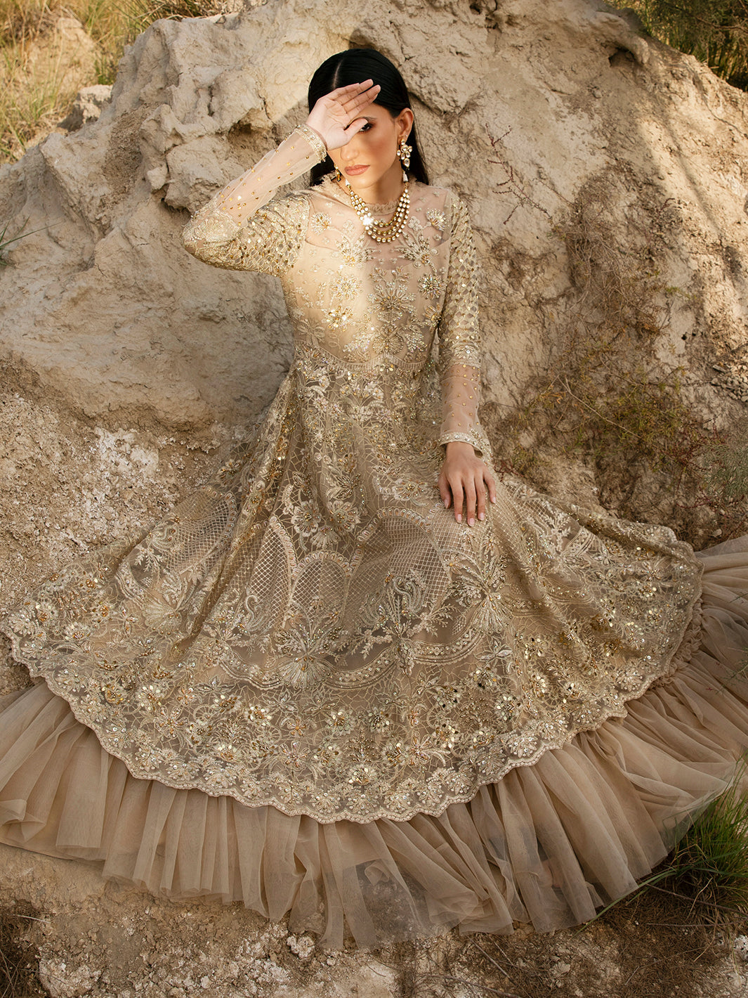 Epoque | Dawn of Love | Garnet-EP-11 - by - Libasekhas UK - Registered Vendor of : Epoque - 100% Original Designer Dresss