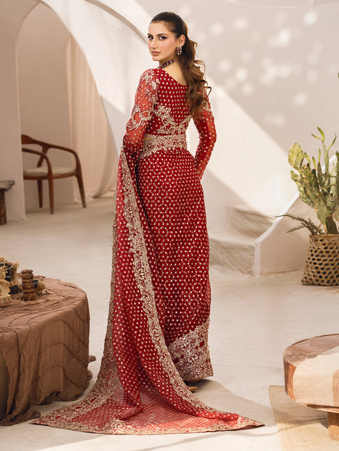 Epoque | Le Tresor Luxury Pret | AMBER - by - Libasekhas UK - Registered Vendor of : Epoque - 100% Original Designer Dresss