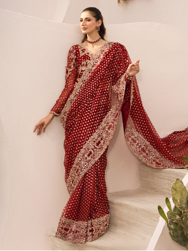 Epoque | Le Tresor Luxury Pret | AMBER - by - Libasekhas UK - Registered Vendor of : Epoque - 100% Original Designer Dresss