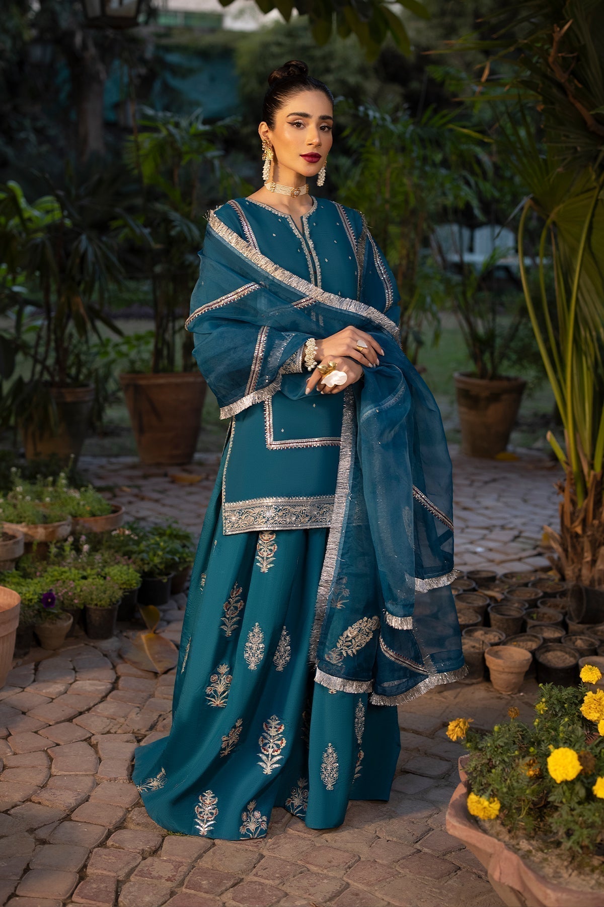 Erum Khan | Shahzeen Eid Collection | TWILIGHT - by - Libasekhas UK - Registered Vendor of : Erum Khan - 100% Original Designer Dresss