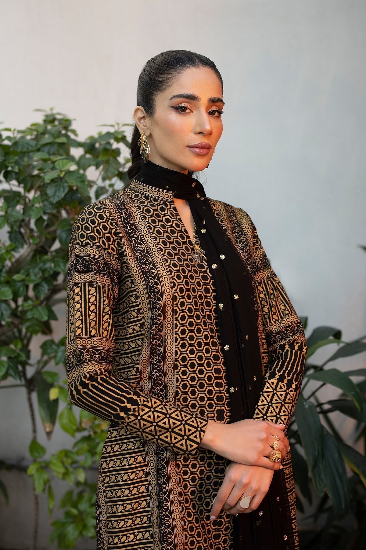 Erum Khan | Shahzeen Eid Collection | SUNSET - by - Libasekhas UK - Registered Vendor of : Erum Khan - 100% Original Designer Dresss