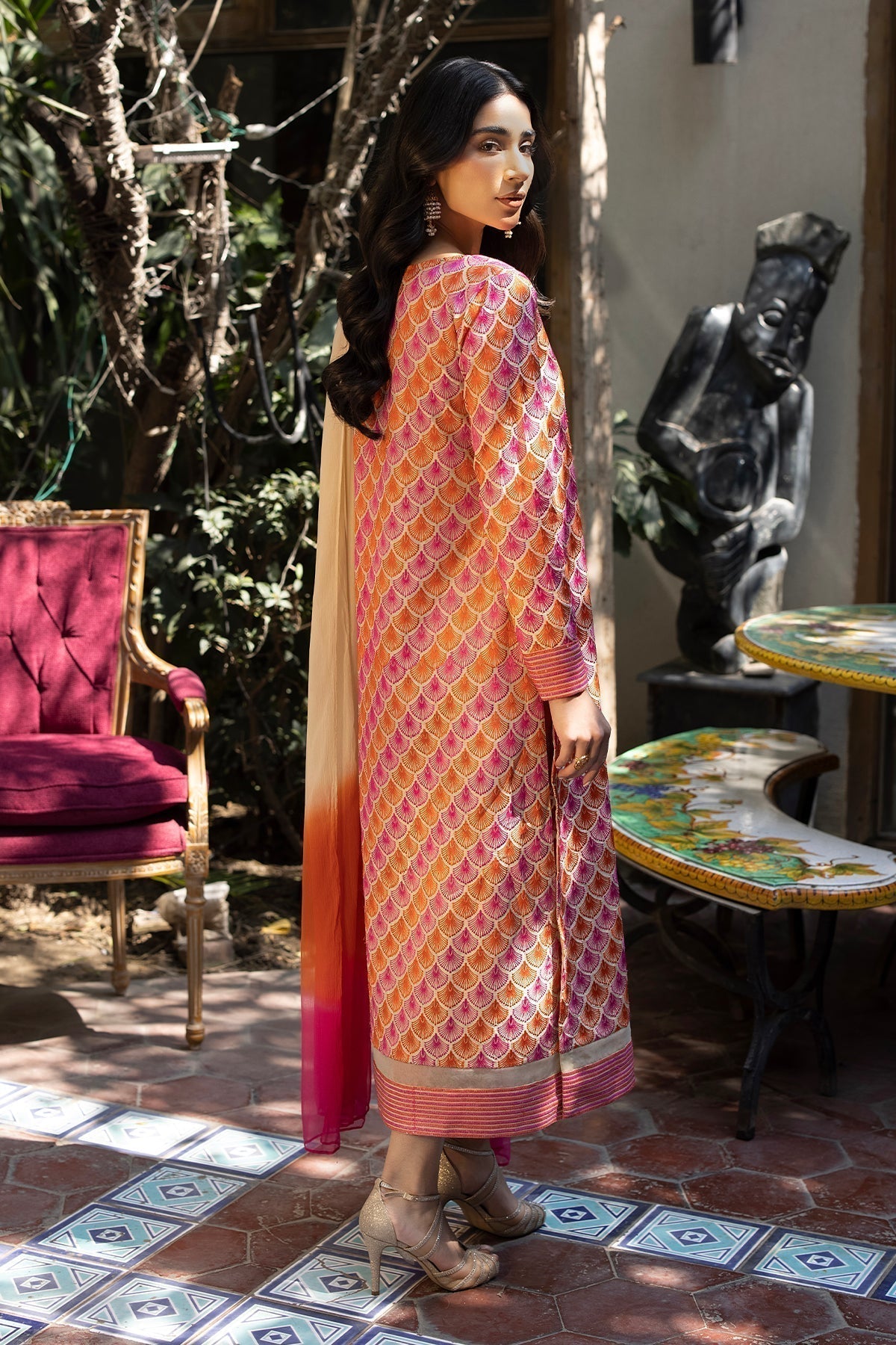 Erum Khan | Shahzeen Eid Collection | BLOSSOM - by - Libasekhas UK - Registered Vendor of : Erum Khan - 100% Original Designer Dresss