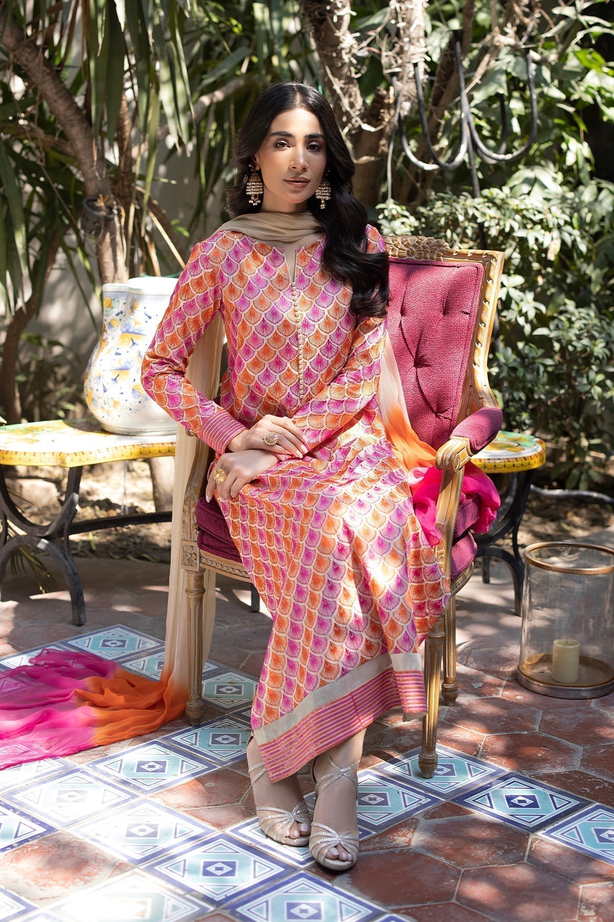 Erum Khan | Shahzeen Eid Collection | BLOSSOM - by - Libasekhas UK - Registered Vendor of : Erum Khan - 100% Original Designer Dresss