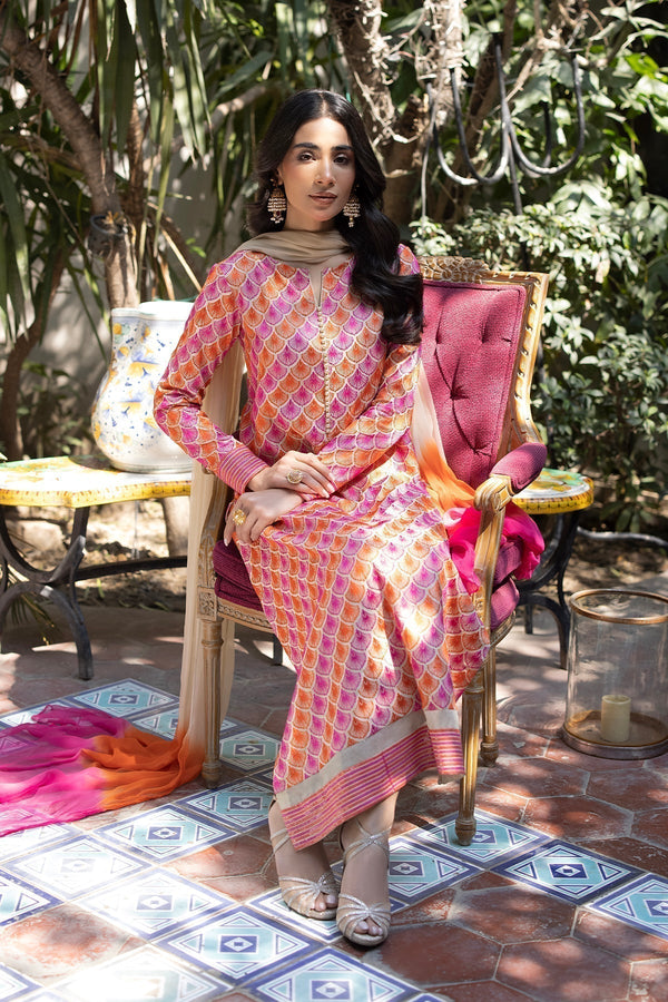 Erum Khan | Shahzeen Eid Collection | BLOSSOM - by - Libasekhas UK - Registered Vendor of : Erum Khan - 100% Original Designer Dresss