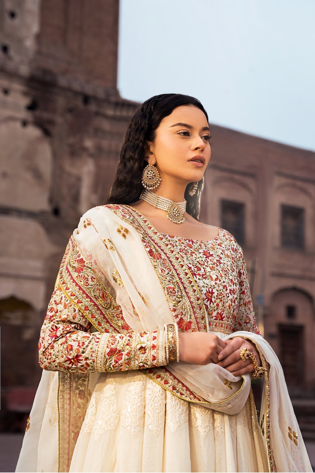 Erum Khan | Shezadian Luxe Formals | ANARKALI - by - Libasekhas UK - Registered Vendor of : Erum Khan - 100% Original Designer Dresss
