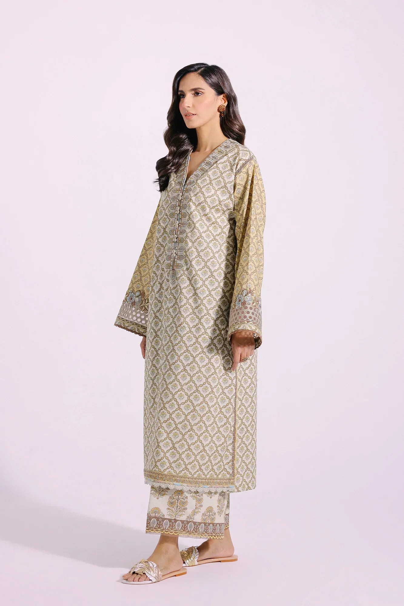 Ethnic | Rozana Collection SS 24 | E0404/203/130 - by - Libasekhas UK - Registered Vendor of : Ethnic - 100% Original Designer Dresss