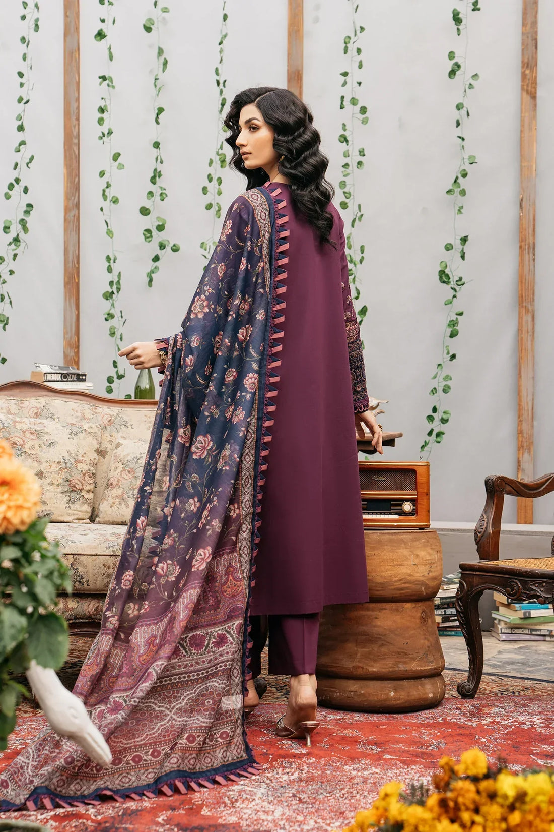 Ethnic | Rozana Collection SS 24 | E0406/203/520 - by - Libasekhas UK - Registered Vendor of : Ethnic - 100% Original Designer Dresss