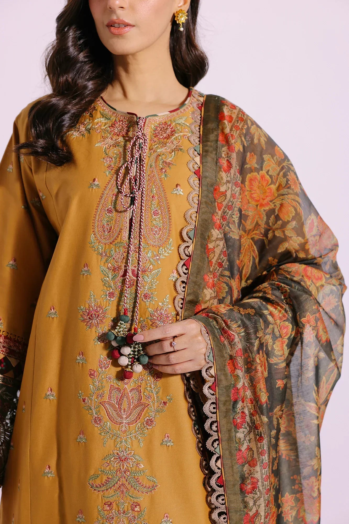 Ethnic | Rozana Collection SS 24 | E0407/203/219 - by - Libasekhas UK - Registered Vendor of : Ethnic - 100% Original Designer Dresss