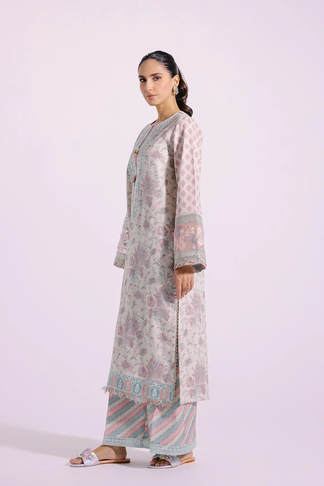 Ethnic | Rozana Collection SS 24 | E0401/203/112 - by - Libasekhas UK - Registered Vendor of : Ethnic - 100% Original Designer Dresss
