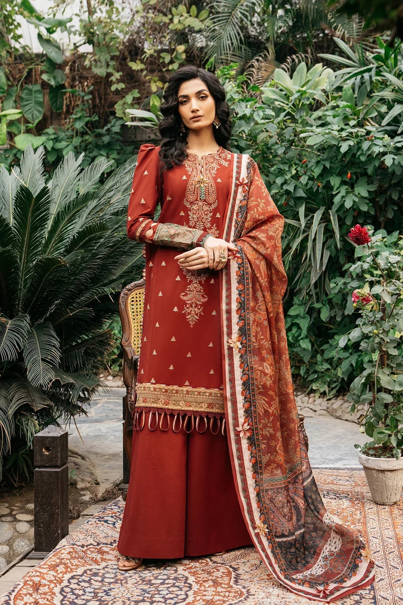 Ethnic | Rozana Collection SS 24 | E0407/203/416 - by - Libasekhas UK - Registered Vendor of : Ethnic - 100% Original Designer Dresss