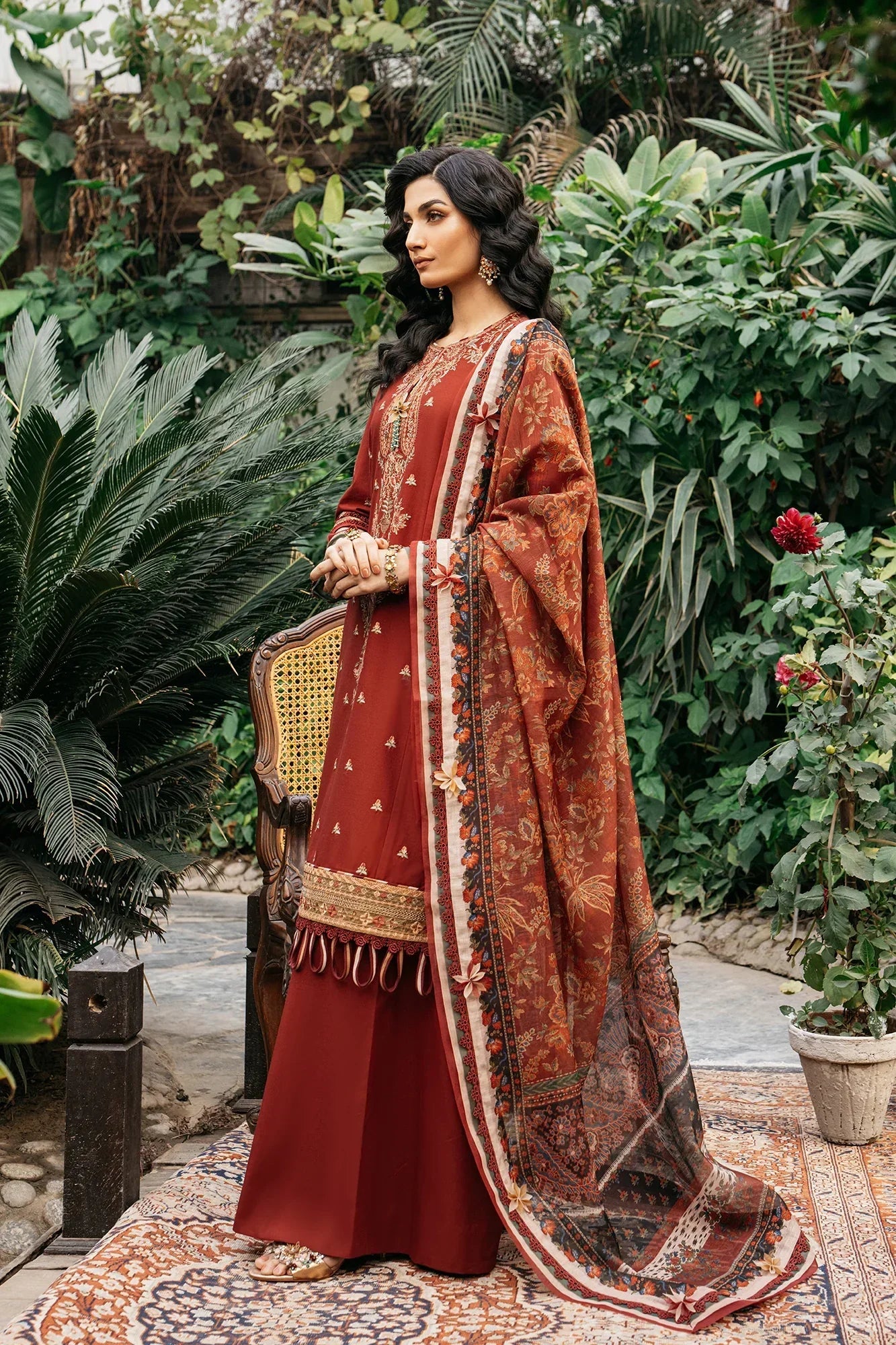 Ethnic | Rozana Collection SS 24 | E0407/203/416 - by - Libasekhas UK - Registered Vendor of : Ethnic - 100% Original Designer Dresss