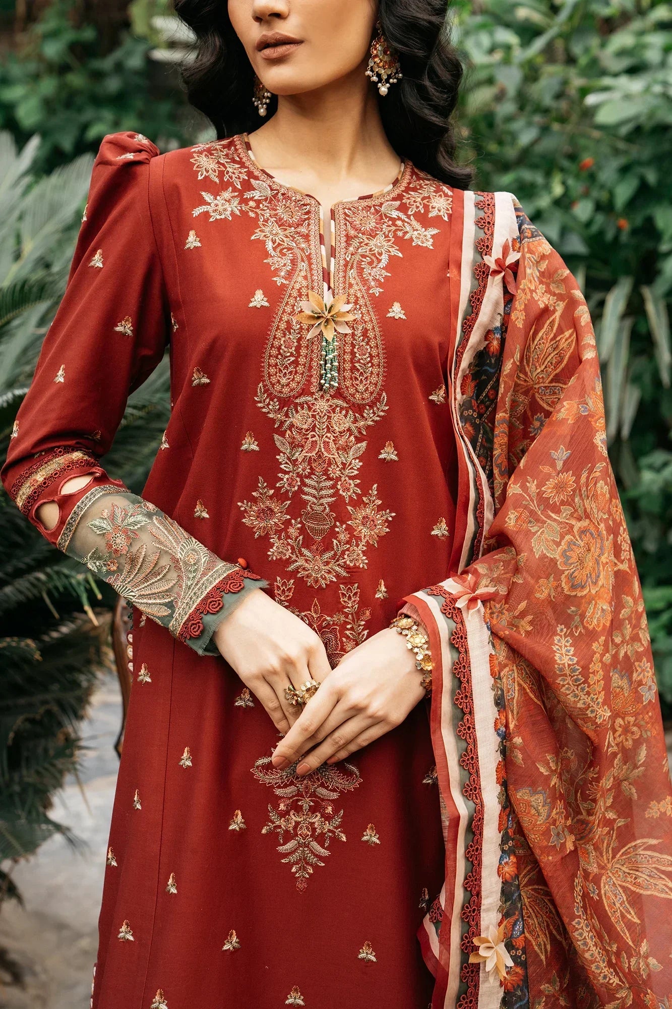 Ethnic | Rozana Collection SS 24 | E0407/203/416 - by - Libasekhas UK - Registered Vendor of : Ethnic - 100% Original Designer Dresss