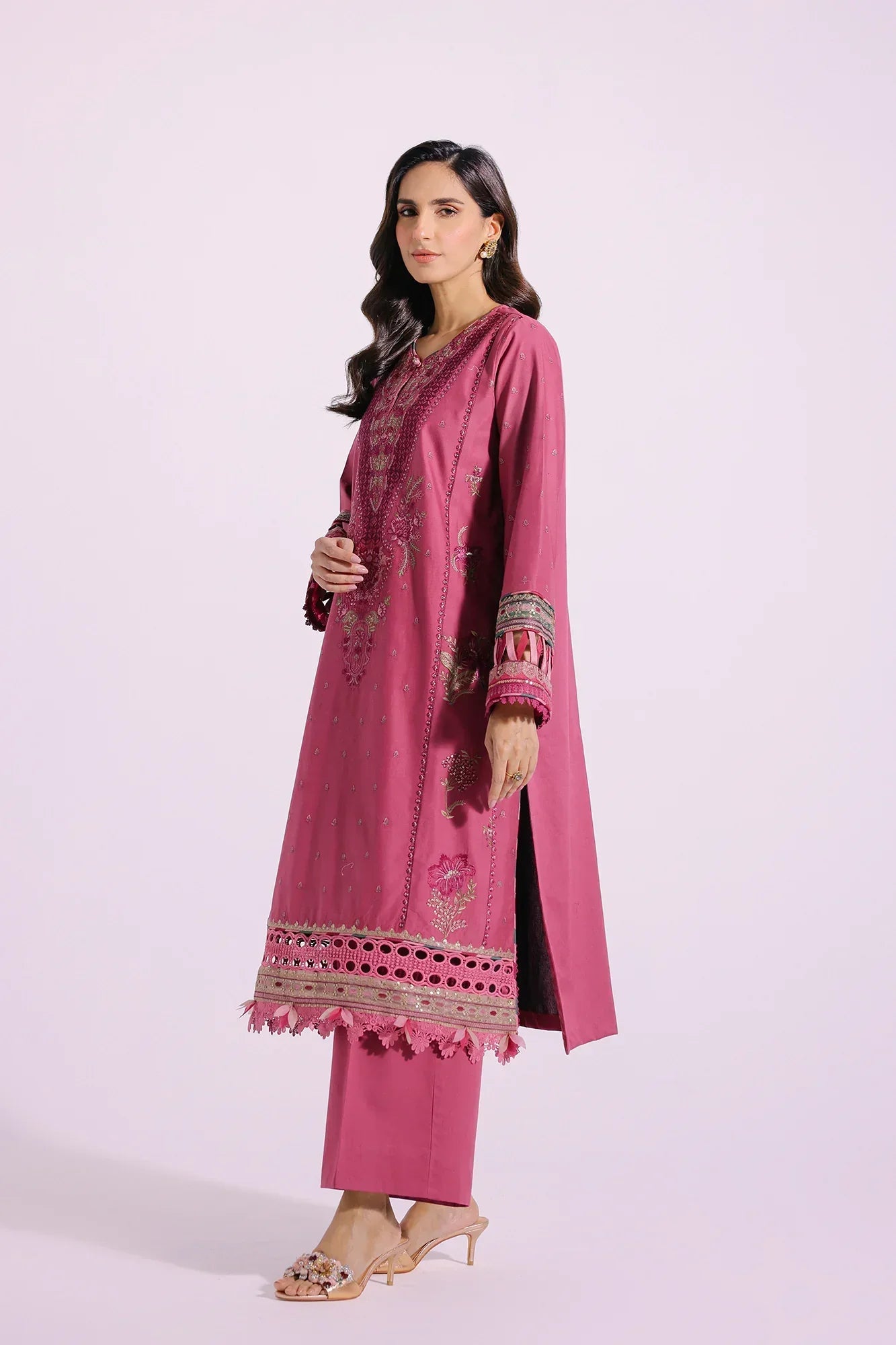 Ethnic | Rozana Collection SS 24 | E0409/203/409 - by - Libasekhas UK - Registered Vendor of : Ethnic - 100% Original Designer Dresss