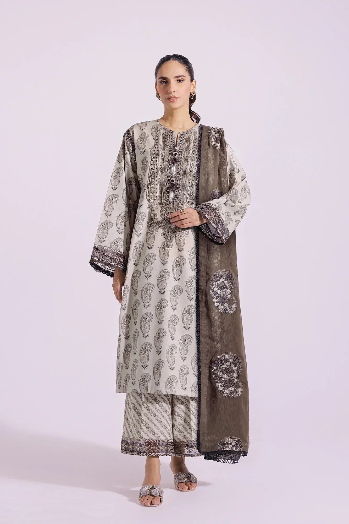 Ethnic | Rozana Collection SS 24 | E0411/203/110 - by - Libasekhas UK - Registered Vendor of : Ethnic - 100% Original Designer Dresss