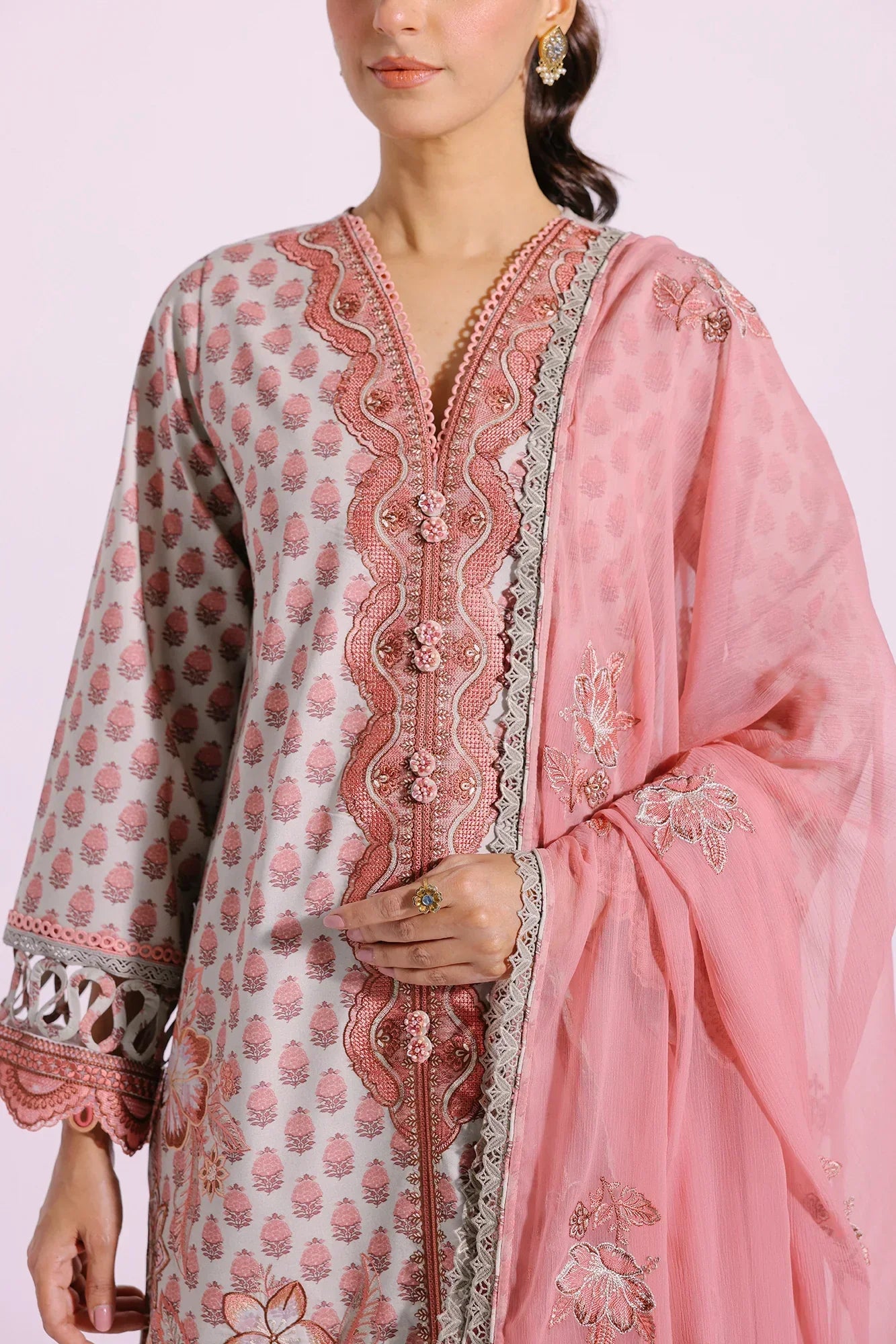 Ethnic | Rozana Collection SS 24 | E0413/203/326 - by - Libasekhas UK - Registered Vendor of : Ethnic - 100% Original Designer Dresss
