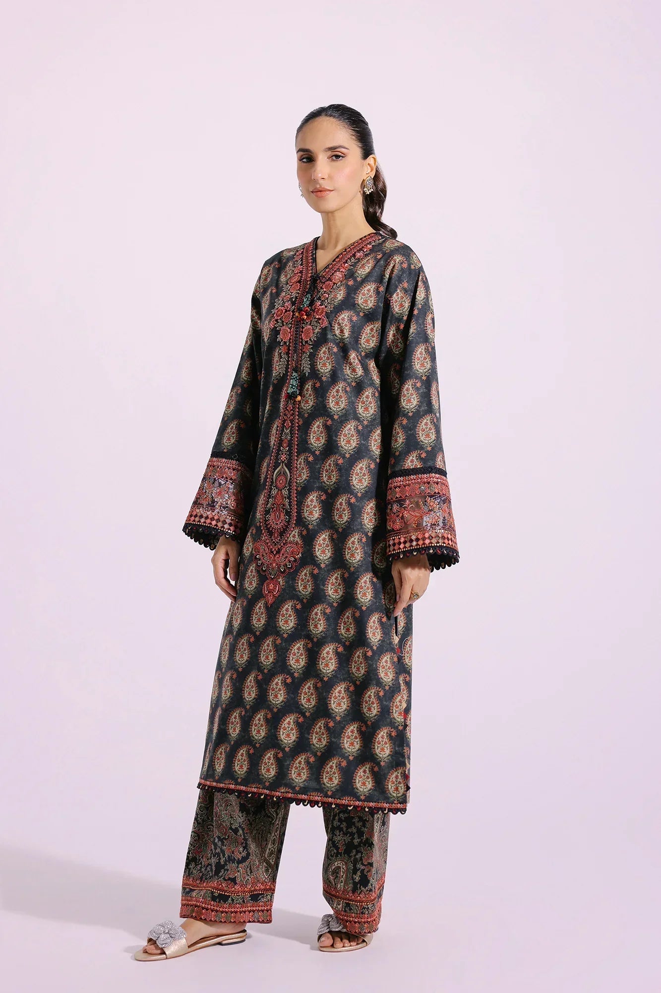 Ethnic | Rozana Collection SS 24 | E0414/203/116 - by - Libasekhas UK - Registered Vendor of : Ethnic - 100% Original Designer Dresss