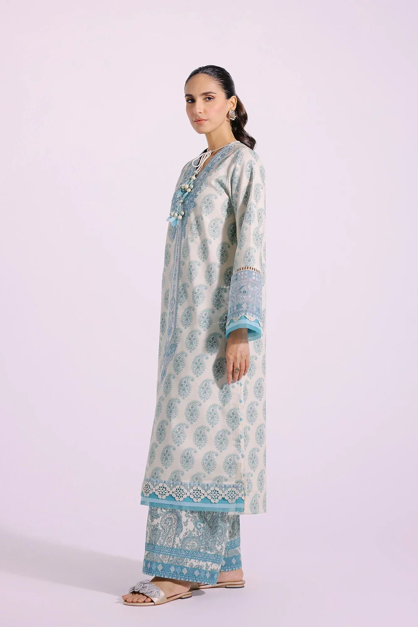 Ethnic | Rozana Collection SS 24 | E0414/203/130 - by - Libasekhas UK - Registered Vendor of : Ethnic - 100% Original Designer Dresss