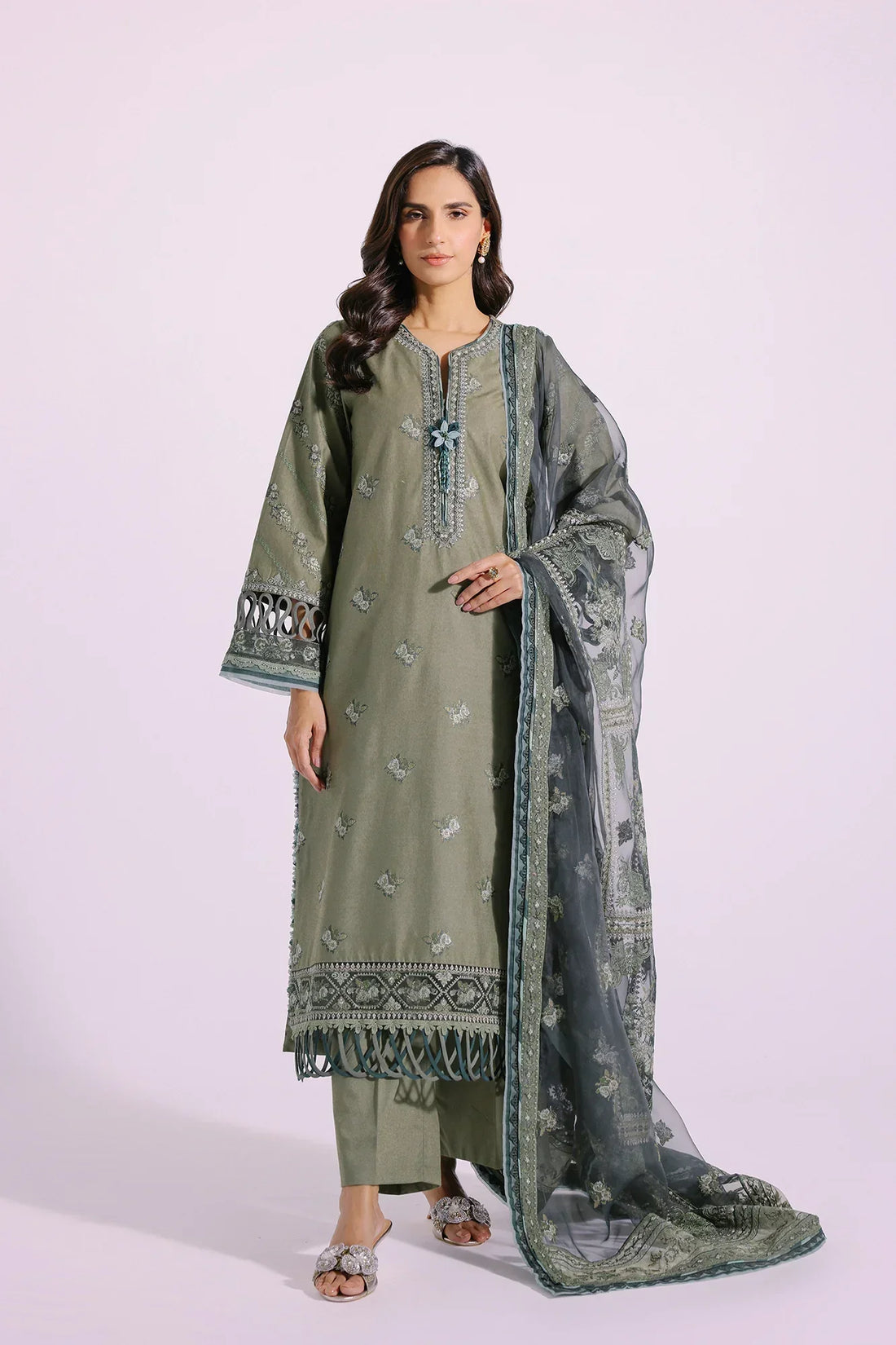 Ethnic | Rozana Collection SS 24 | E0415/203/127 - by - Libasekhas UK - Registered Vendor of : Ethnic - 100% Original Designer Dresss