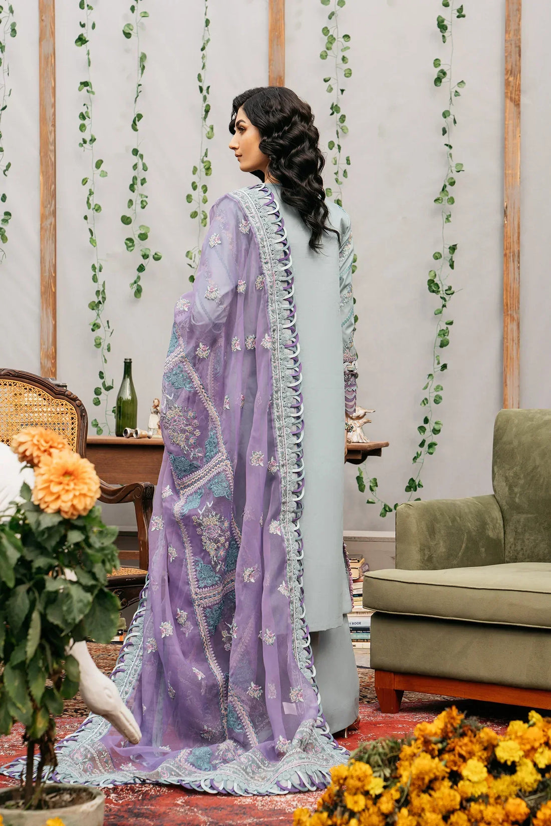 Ethnic | Rozana Collection SS 24 | E0415/203/716 - by - Libasekhas UK - Registered Vendor of : Ethnic - 100% Original Designer Dresss