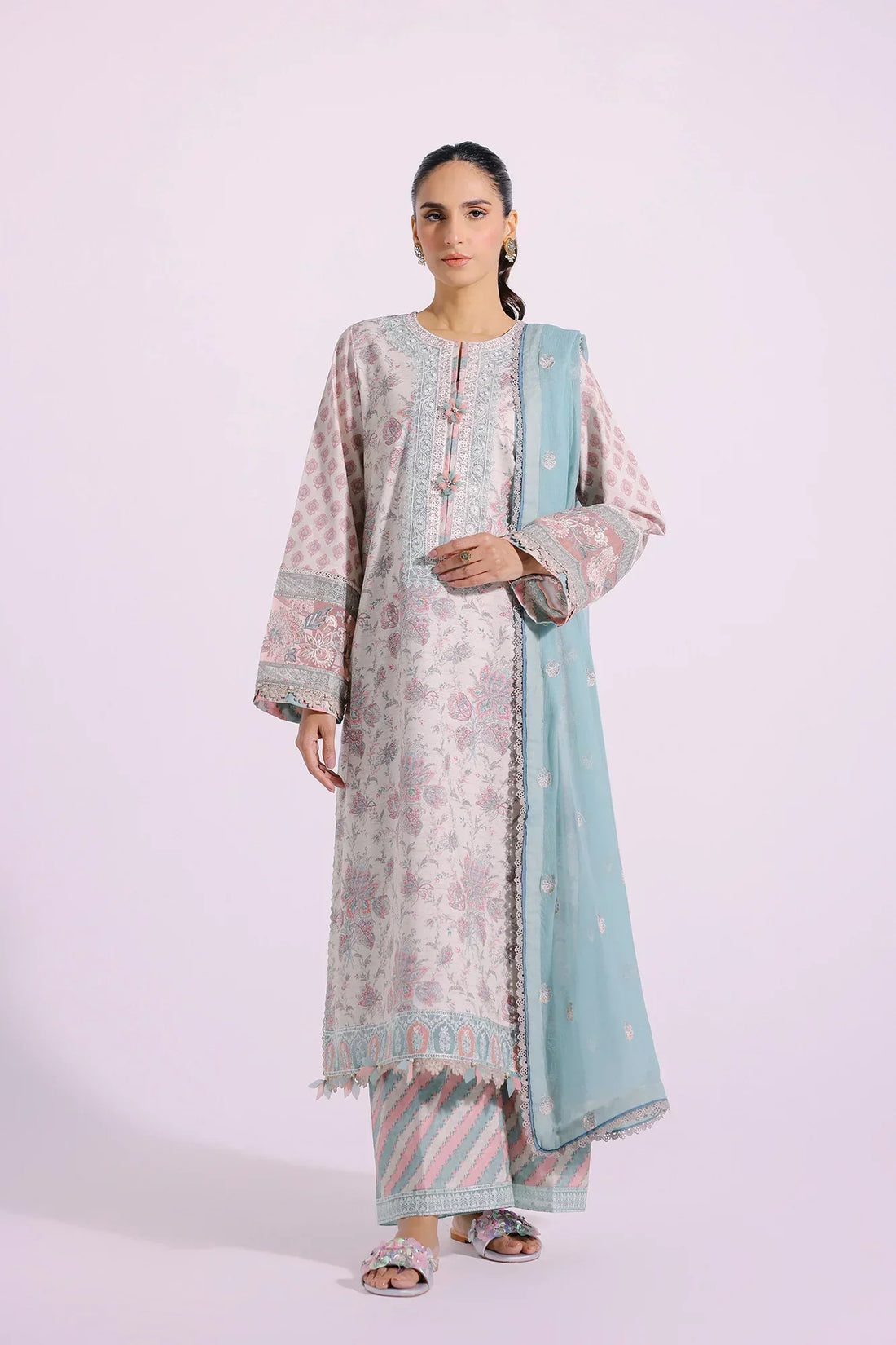 Ethnic | Rozana Collection SS 24 | E0401/203/112 - by - Libasekhas UK - Registered Vendor of : Ethnic - 100% Original Designer Dresss