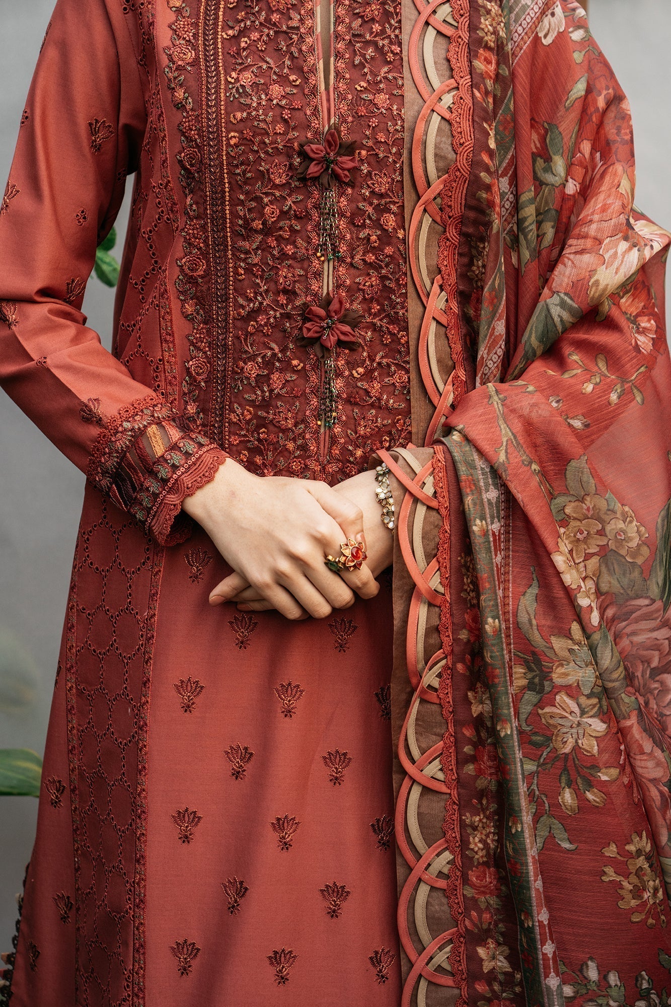 Ethnic | Rozana Collection SS 24 | E0410/203/311 - by - Libasekhas UK - Registered Vendor of : Ethnic - 100% Original Designer Dresss