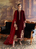 Zainab Chottani | Velura Velvet Edit 25 | Nur Long Shirt - by Libasekhas UK - Registered Vendor of : Zainab Chottani - 100% Original Designer Dress