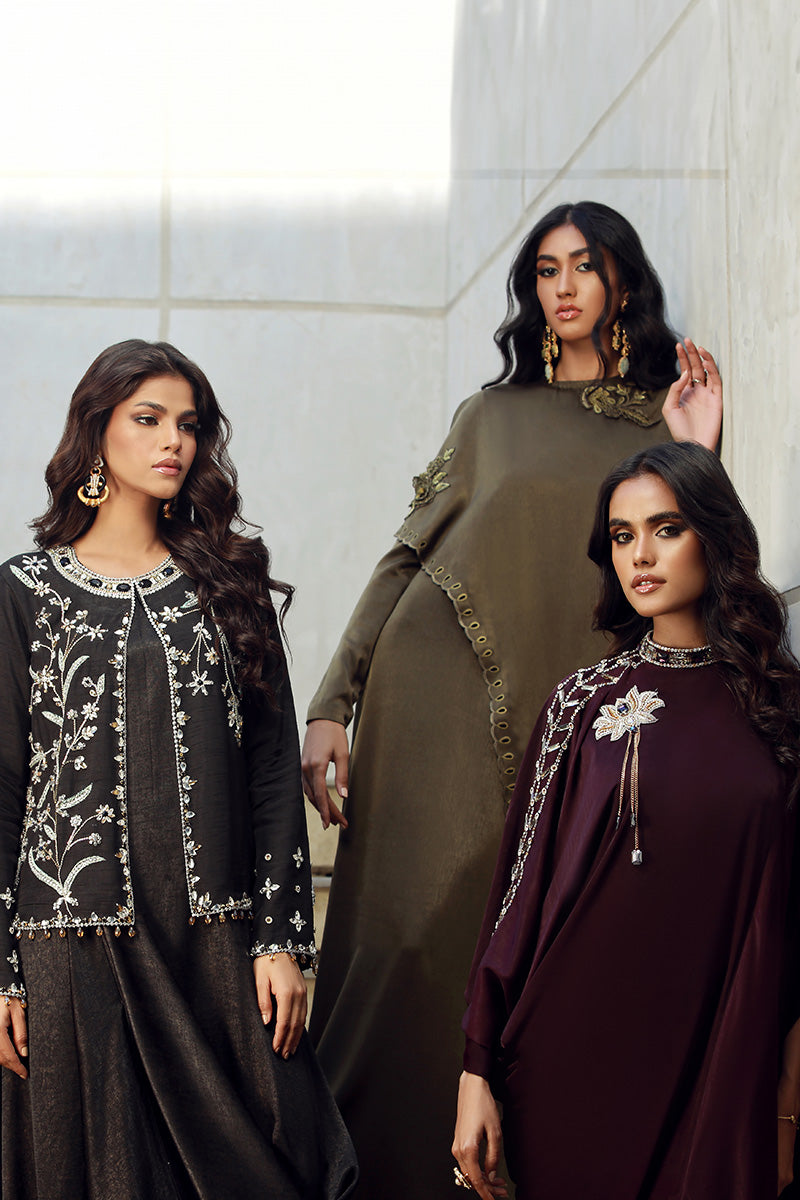 Wardha Saleem | Luxury Pret Fusion Wear | SAGE - by - Libasekhas UK - Registered Vendor of : Wardha Saleem - 100% Original Designer Dresss