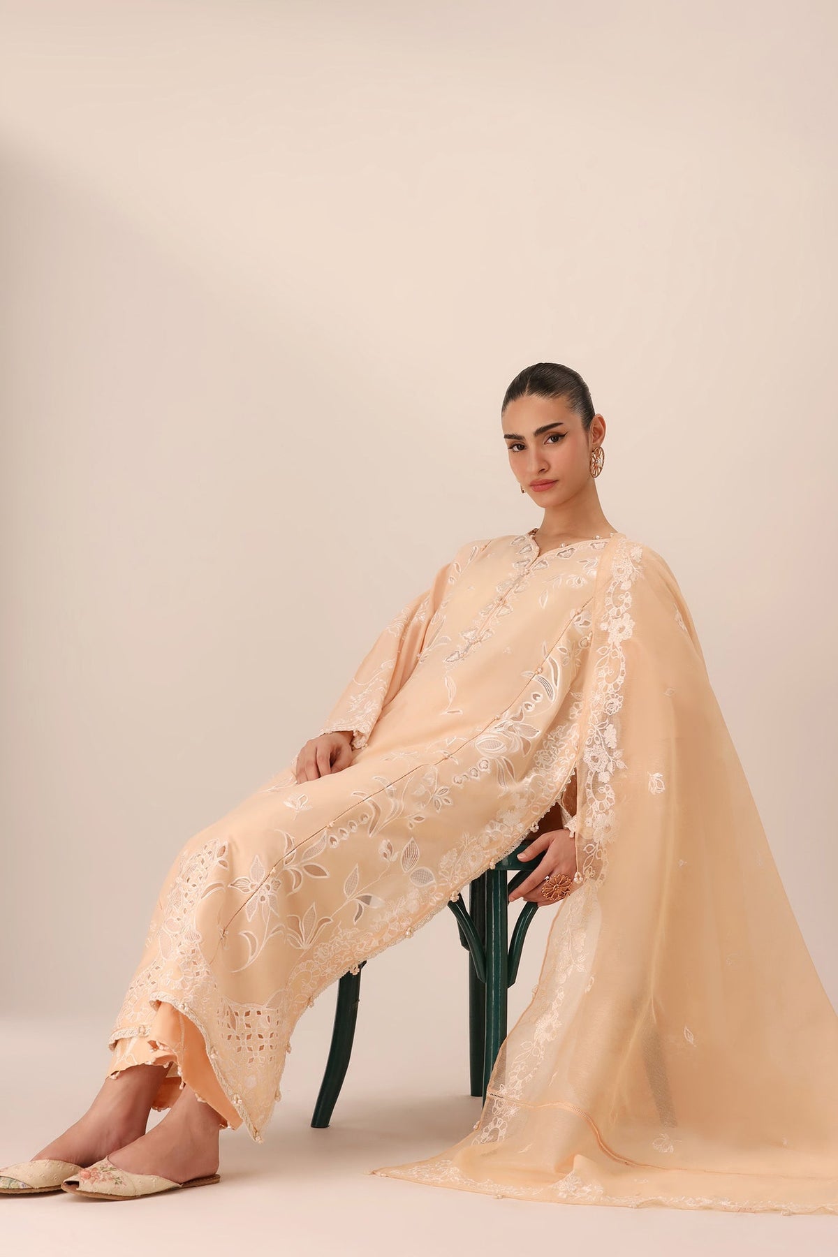 Elan | Stitched Pret 26 | NOORAI (EL26-06 A ST) - by Libasekhas UK - Registered Vendor of : Elan - 100% Original Designer Dress