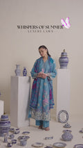 Neeshay | Whispers of Summer Luxury Lawn | SKYLA - by Libasekhas - Registered Vendor of : Neeshay - 100% Original Designer Dress