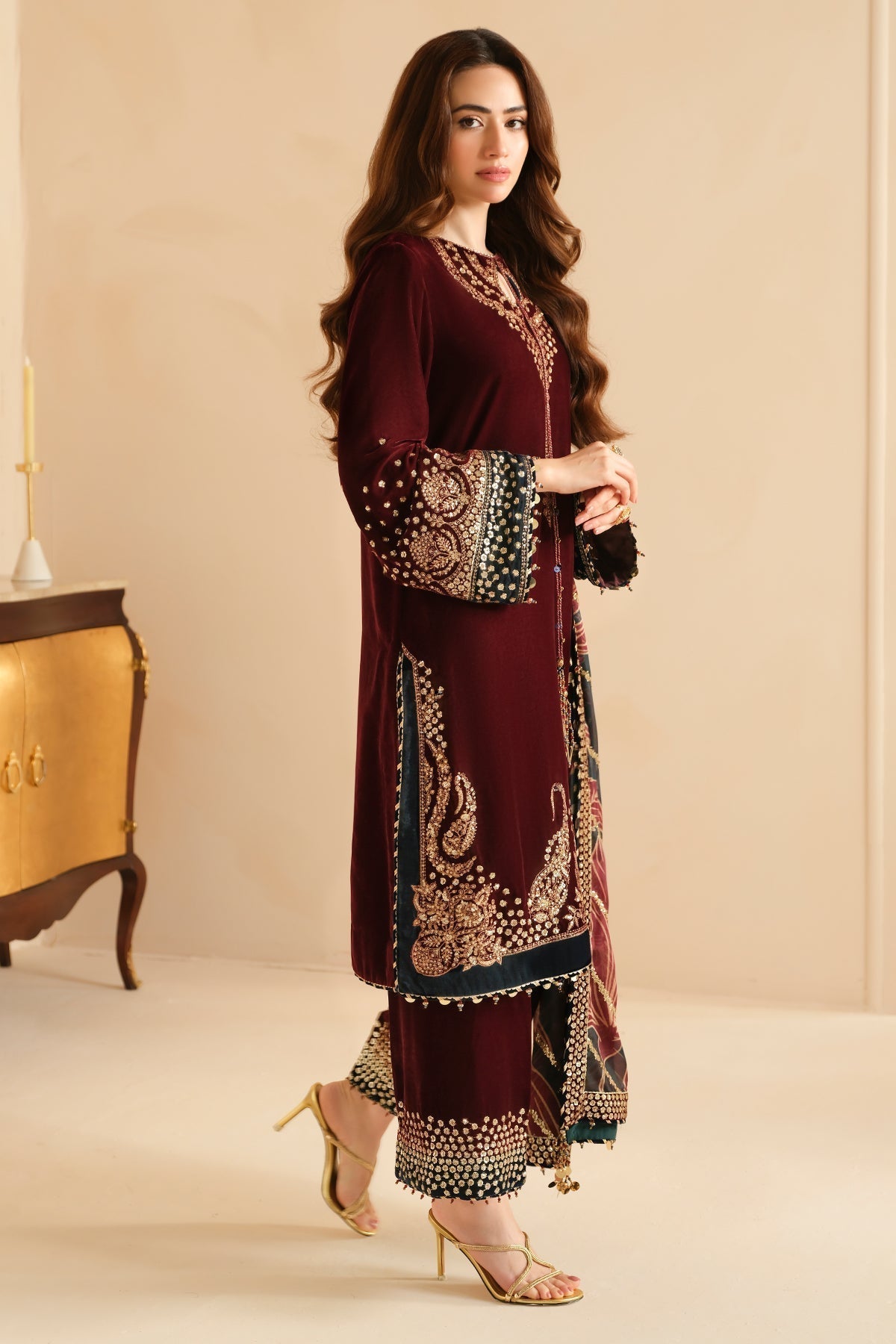 Jazmin | Velvet Edit 24 | Velvet Formal VF-2038 - by - Libasekhas UK - Registered Vendor of : Jazmin - 100% Original Designer Dresss