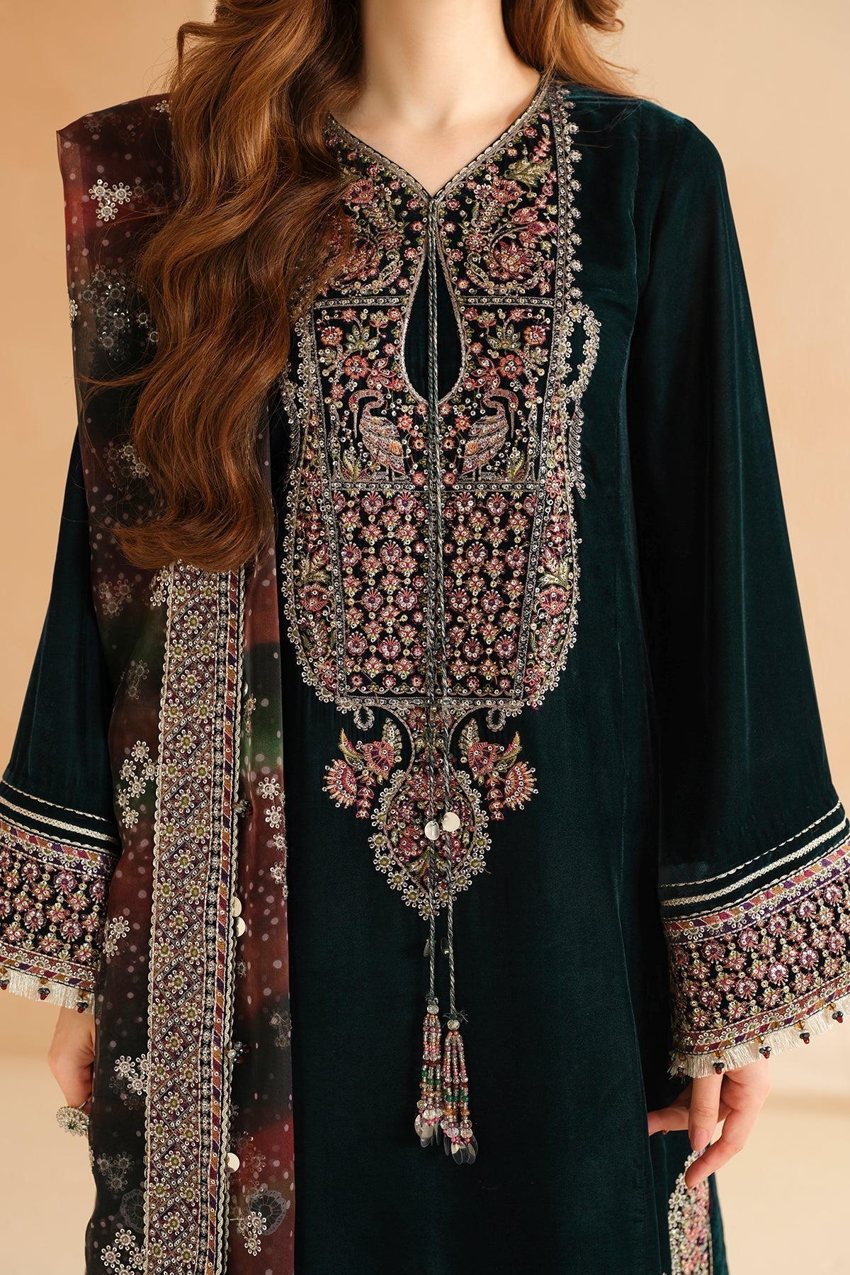 Jazmin | Velvet Edit 24 | Velvet Formal VF-2039 - by - Libasekhas UK - Registered Vendor of : Jazmin - 100% Original Designer Dresss