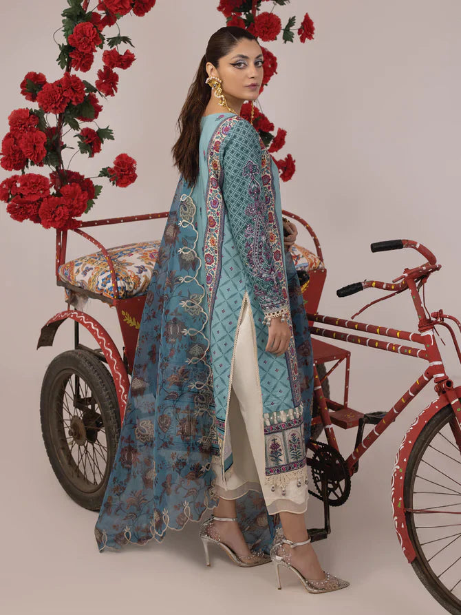 Ittehad | Faiza Faisal Rangeeli Lawn 24 | Rampa - by - Libasekhas UK - Registered Vendor of : Ittehad - 100% Original Designer Dresss